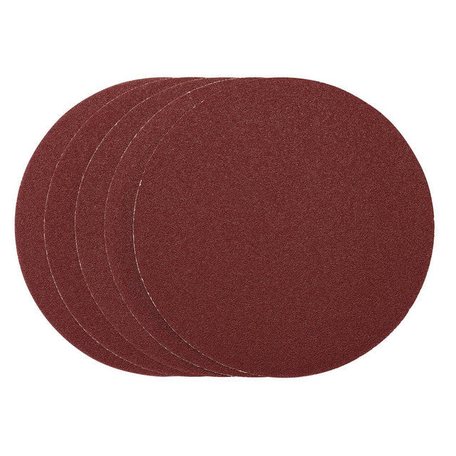Draper Tools 305mm Sanding Discs 40 Grit PSA Pack of 5 for Wood Metal Plastic