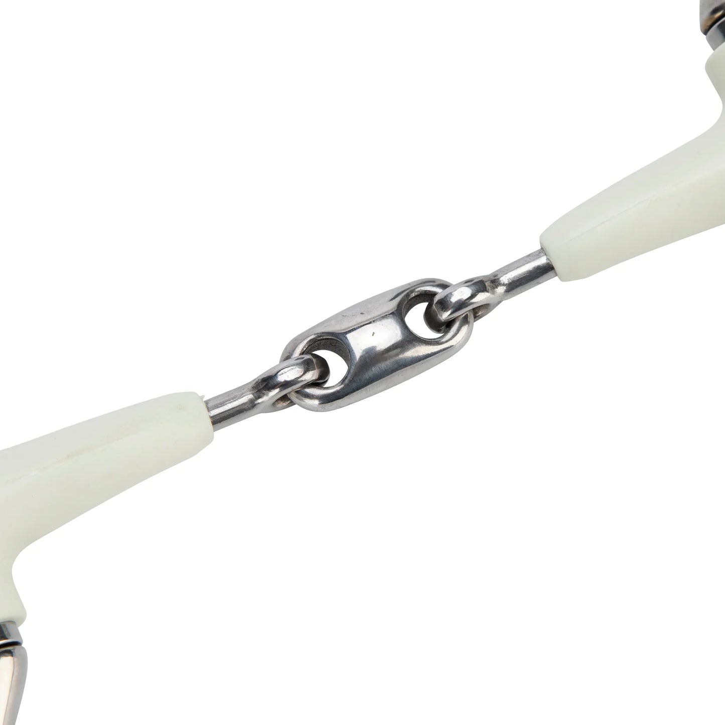 Shires Horse EquiKind Softie Flat Ring Eggbutt Peanut Link Bit For Horses