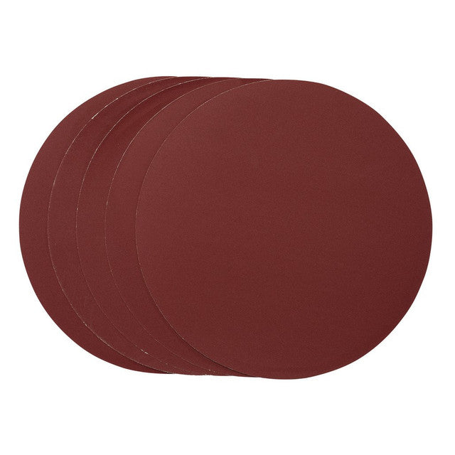 Draper Tools 305mm Sanding Discs 240 Grit PSA Pack of 5 for Wood Metal Plastic