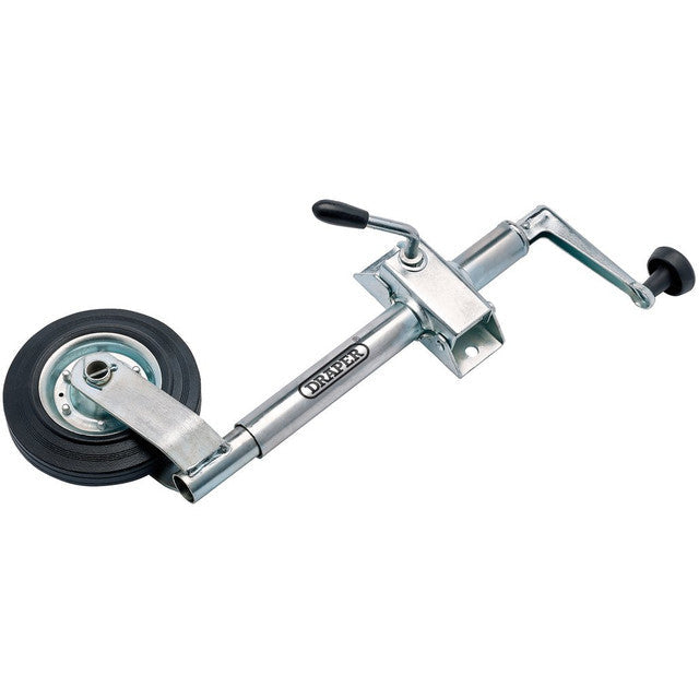 Draper Tools 35mm Jockey Wheel with 160mm Heavy Duty Wheel and Clamp