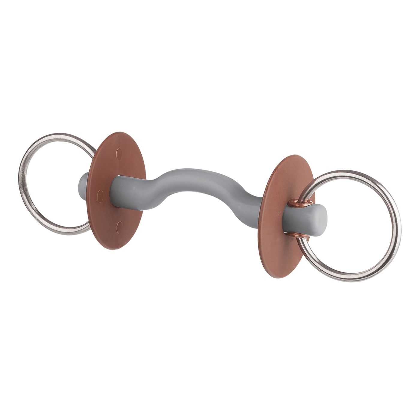 Beris Horse Hard Loose Ring Snaffle With Tongue Port Bar Bit For Comfort