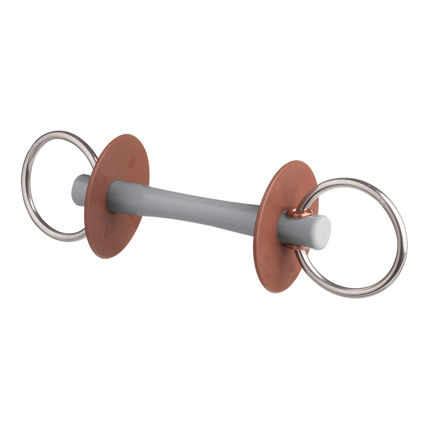 Beris Horse Hard 7 5cm Loose Ring Snaffle Bit With Comfort Bar For Gentle