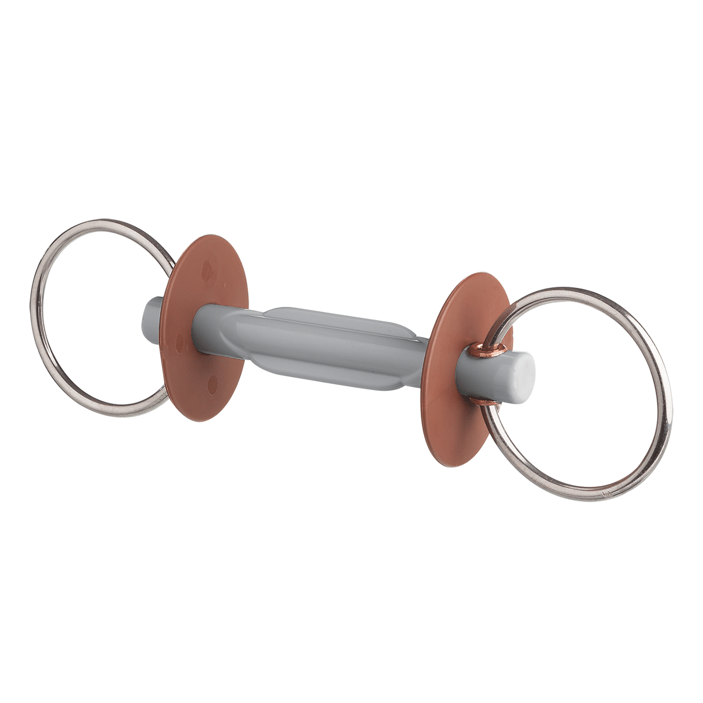 Beris Horse Soft 7 5cm Ring Loose Snaffle With Butterfly Bar Bit Innovation