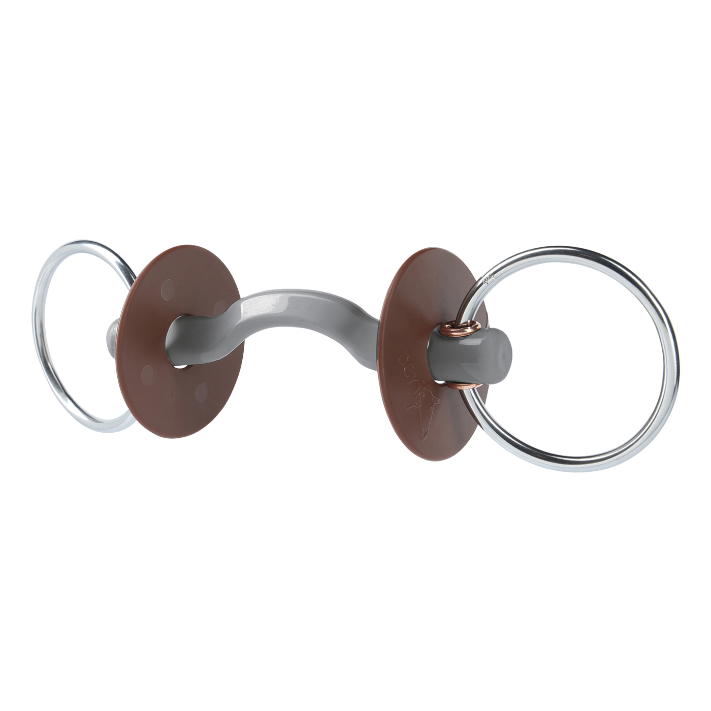 Beris Horse Hard Loose Ring With Konnex Snaffle Bit For Comfortable Fit