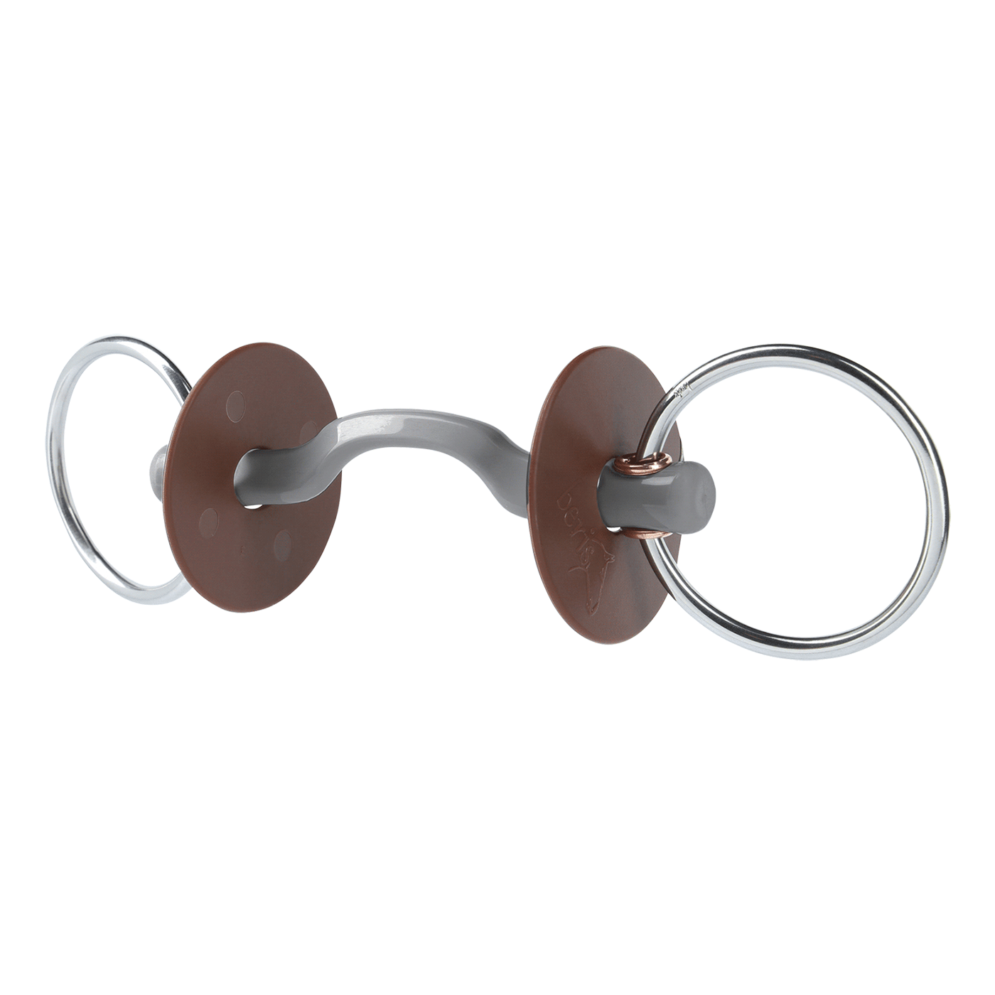 Beris Horse Hard Loose Ring 7 5cm Snaffle Bit With Thin Konnex For Dressage
