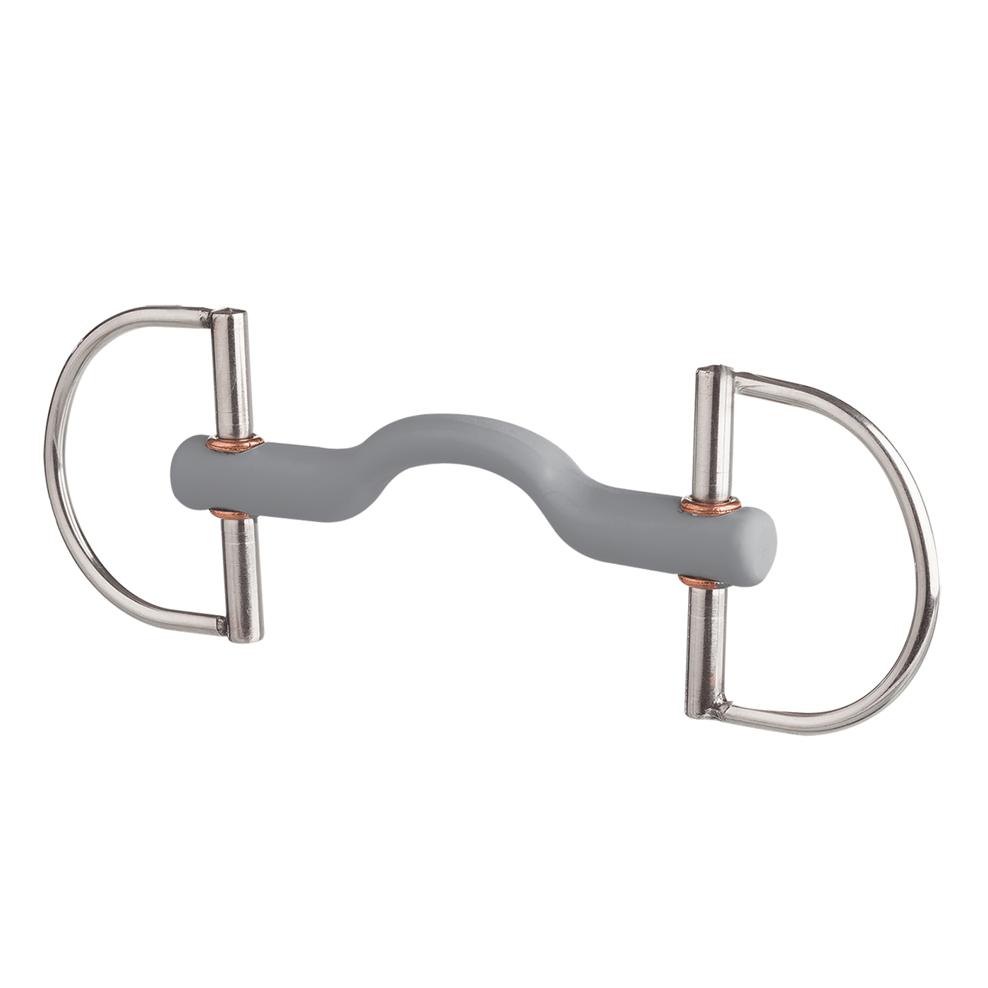 Beris Horse Soft D-Ring Tongue Port Bar Bit Dring For Improved Comfort