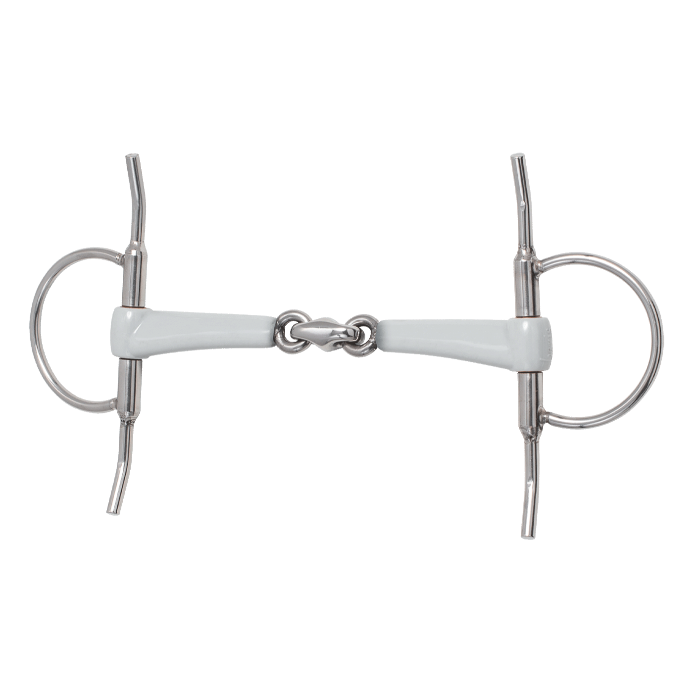 Beris Horse Double Jointed Full Cheek Snaffle Bit for Comfort and Control