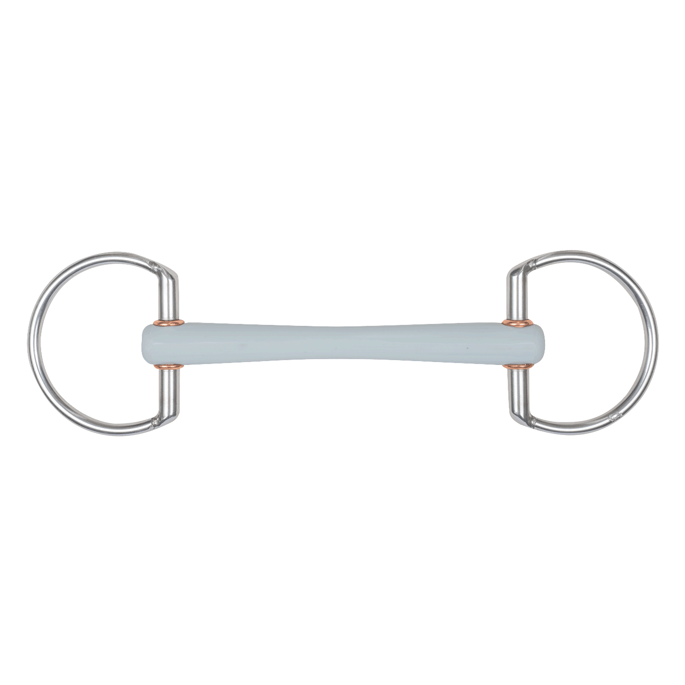 Beris Horse Soft 6cm Ring Eggbutt Olive Head Thin Comfort Bar Bit