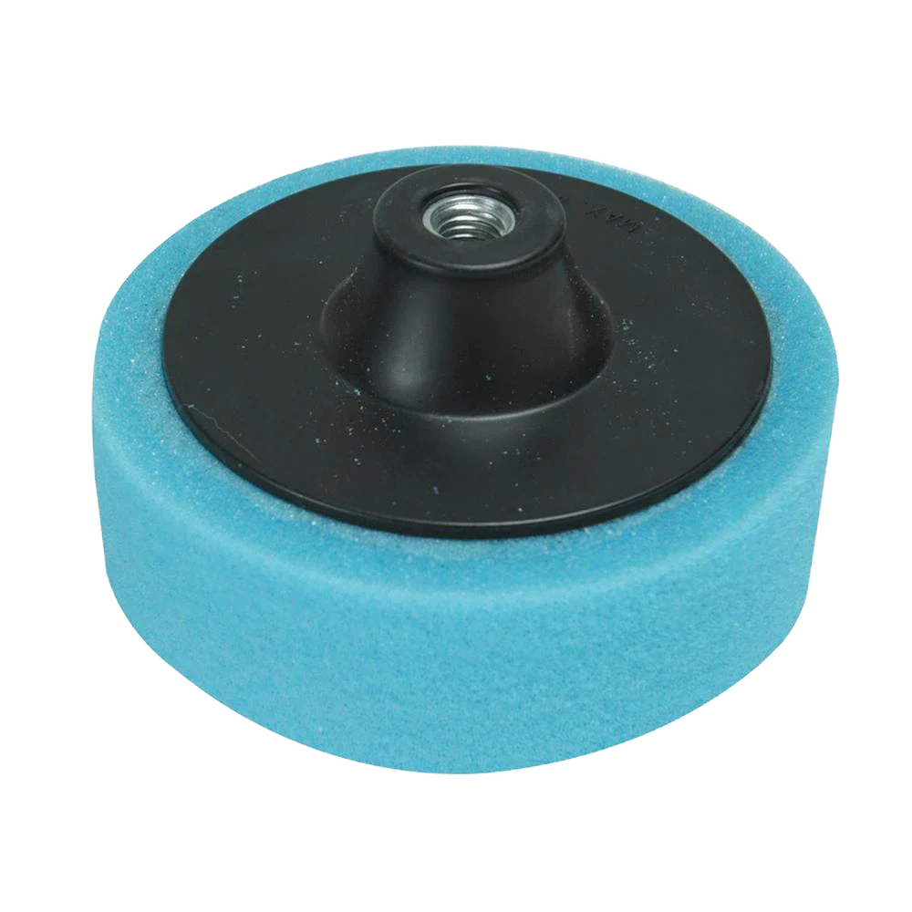Silverline M14 Foam Polishing Head 150mm Medium Blue for Automotive Marine Use
