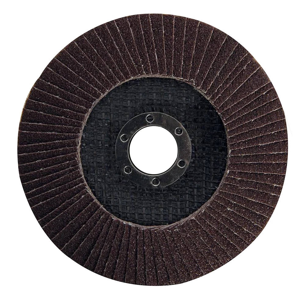 Silverline 125mm Aluminium Oxide Flap Disc 60 Grit for Angle Grinders