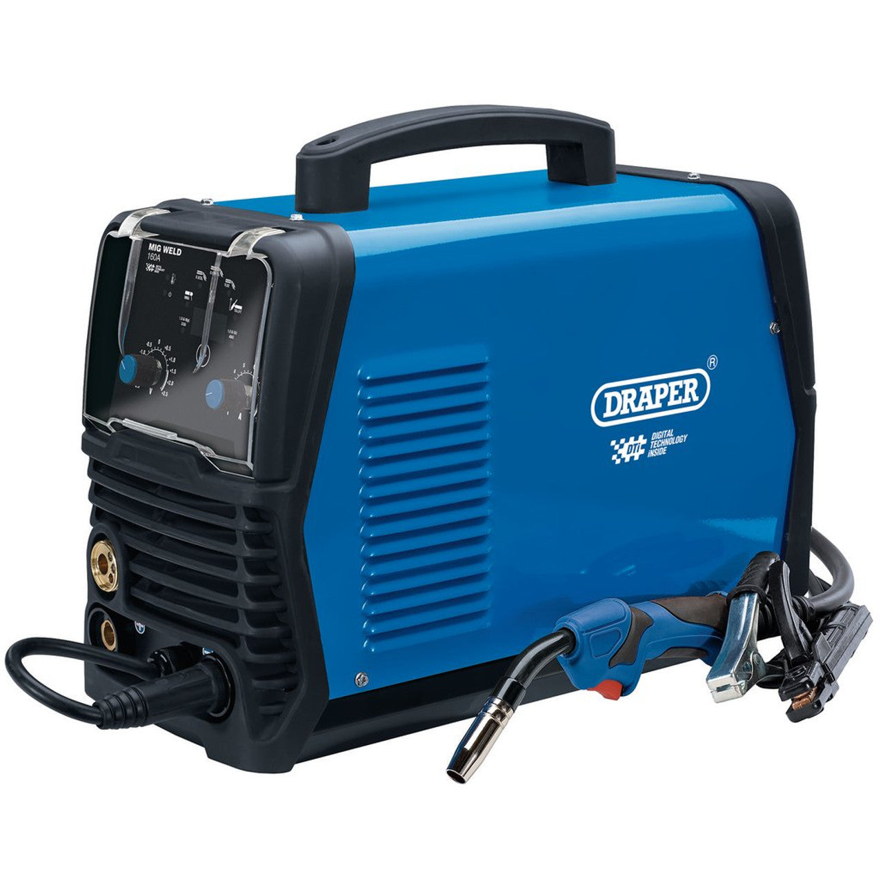Draper Tools 160A MIG Gas/Gasless Welder IGBT Inverter Portable Dual-Function