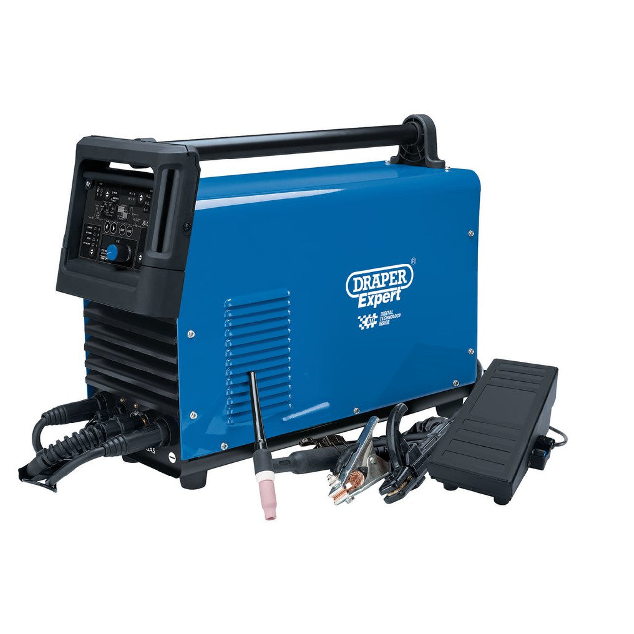 Draper Tools 200A AC/DC TIG MMA Welder IGBT Inverter High Frequency Aluminium