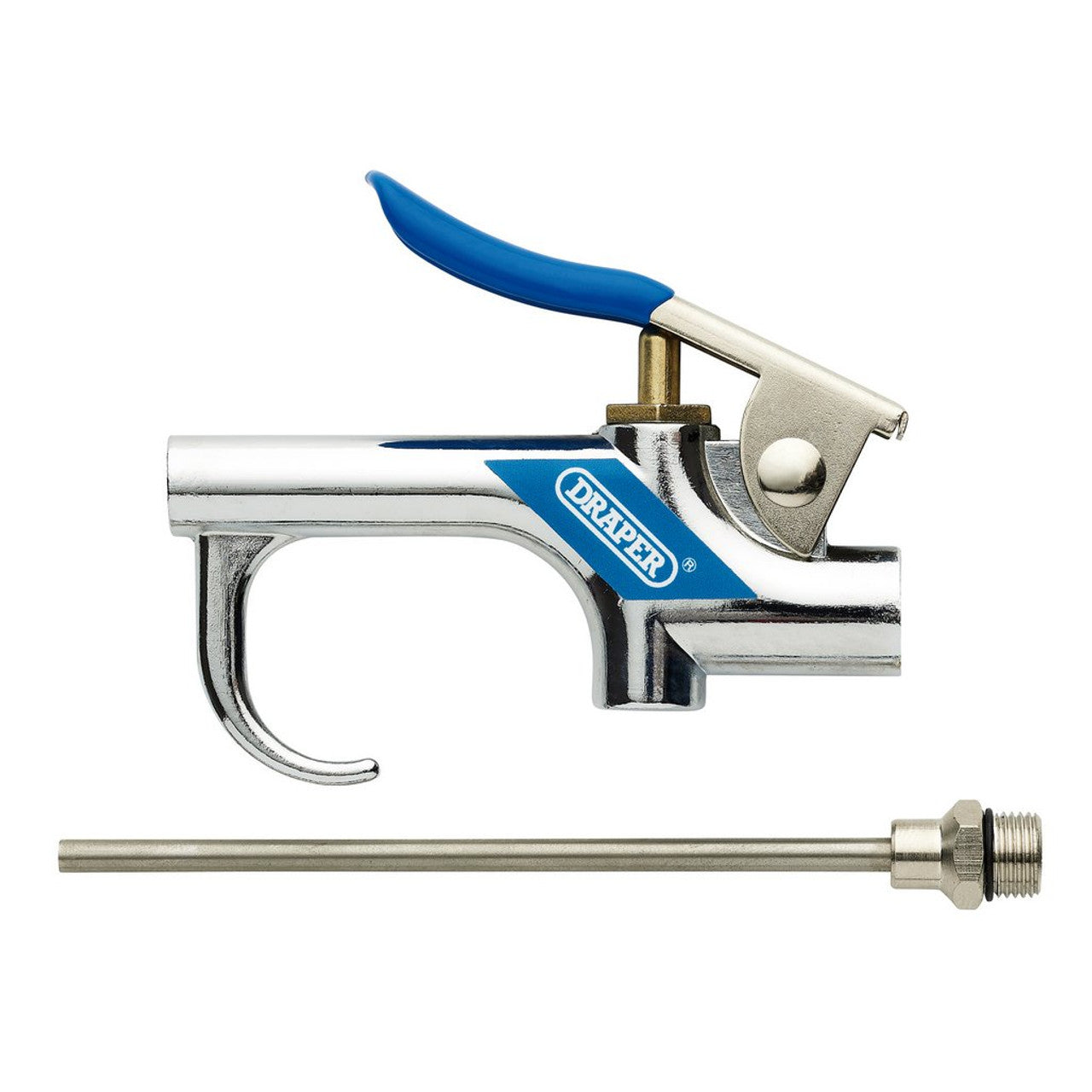 Draper Tools Long Reach Air Blow Gun 95mm Nozzle Aluminium Body 115psi