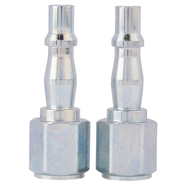 Draper Tools 1/4" BSP Female Screw Adaptor Pack of 2 Steel Tapered Threads