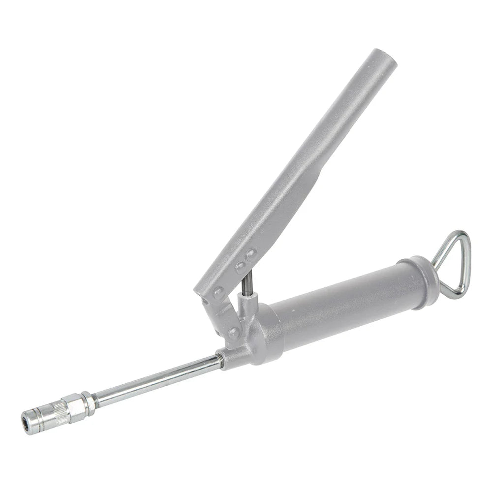 Silverline Mini Lever Action Grease Gun Heavy Duty Steel Compact Design