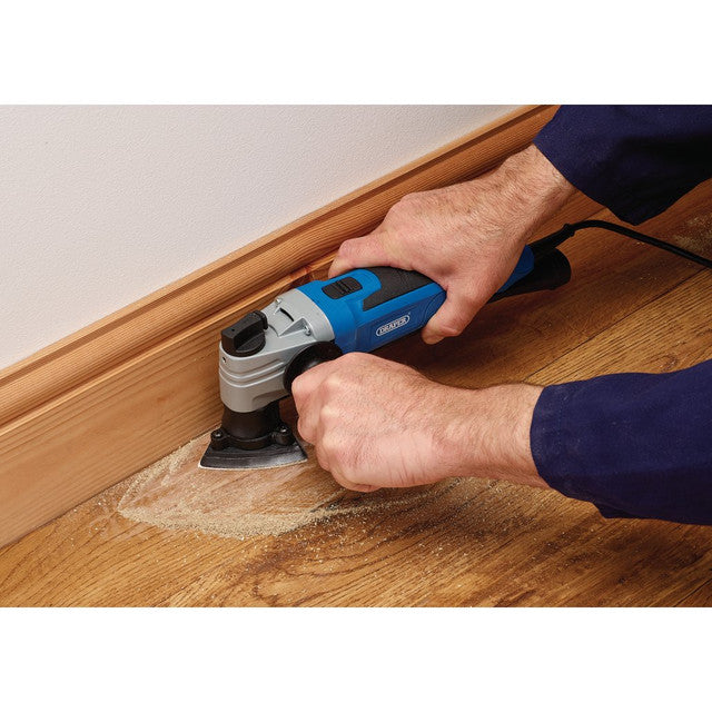 Draper Tools 230V 300W Quick Change Oscillating Multi-Tool with Accessories