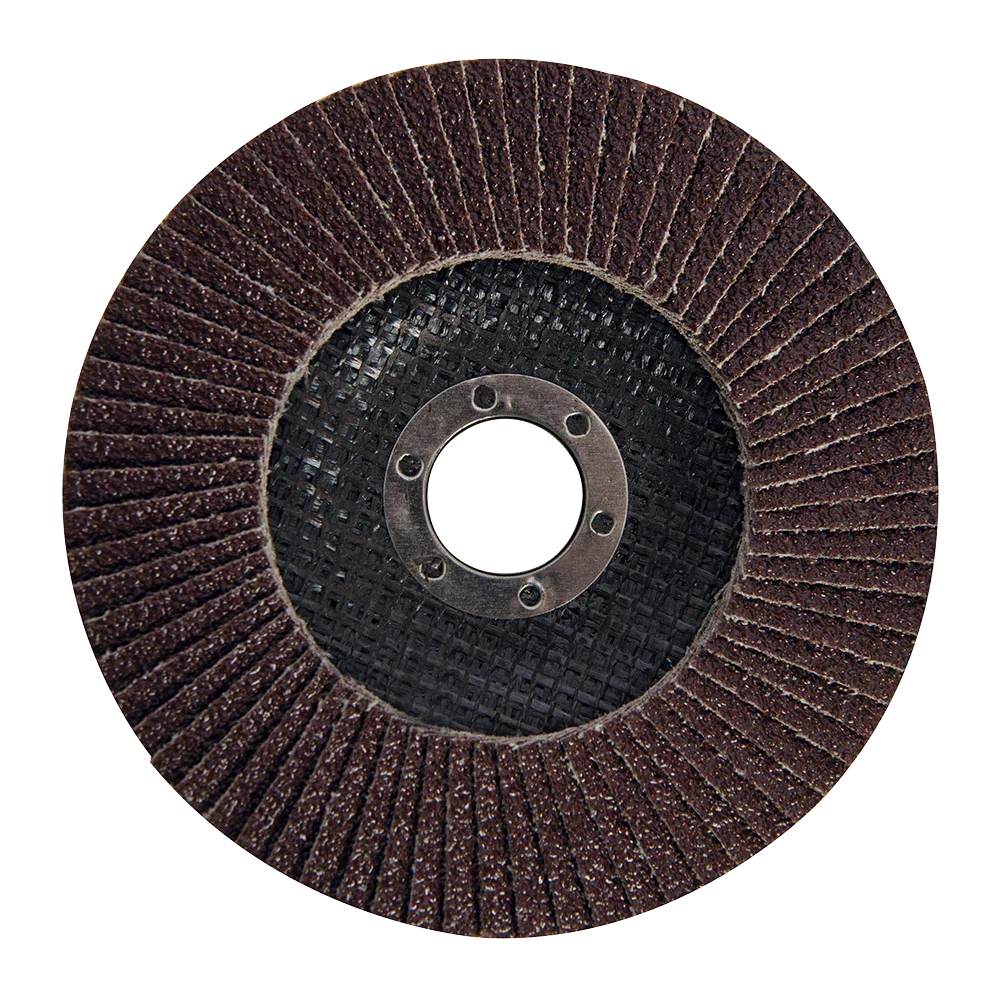 Silverline 125mm Aluminium Oxide Flap Disc 40 Grit for Angle Grinders