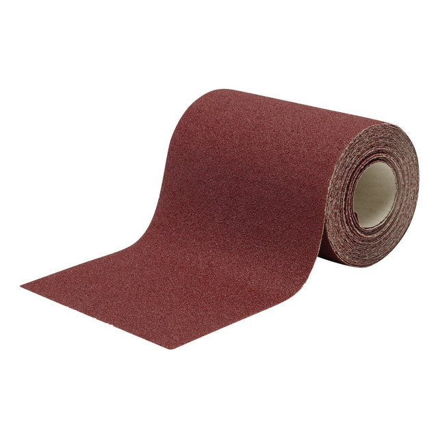 Draper Tools 80 Grit Sanding Roll 115mm x 5M Aluminium Oxide D-Weight Paper