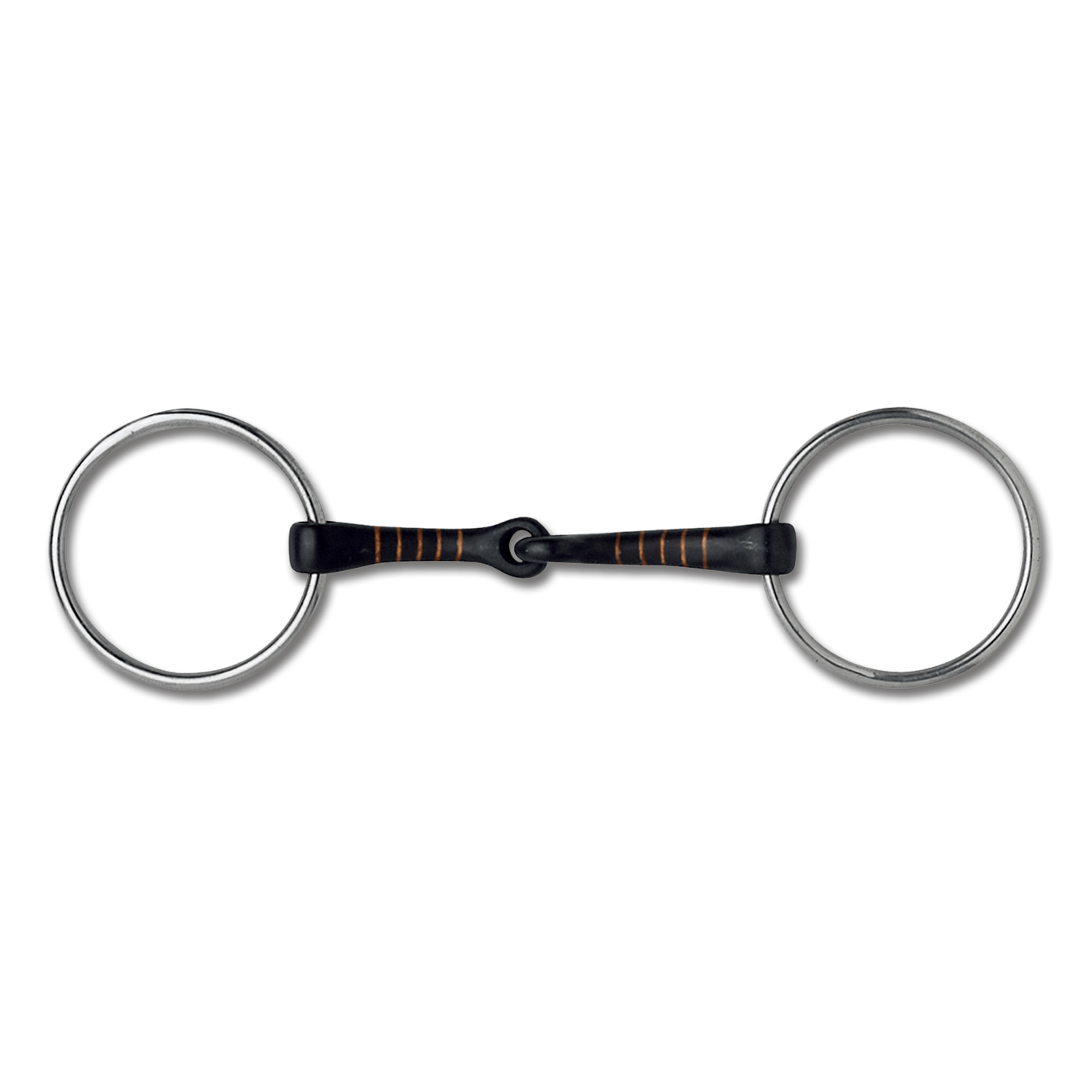 Waldhausen Horse Sweet Iron Snaffle Bit Single Jointed Copper Inserts