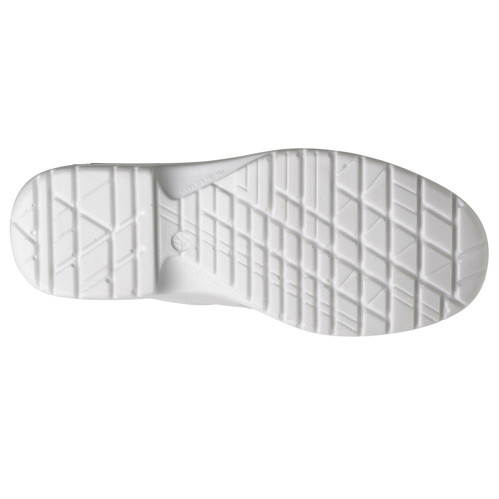 Food X Anti-Bacterial High Top Steel Toe Ankle Boots White Comfort Support