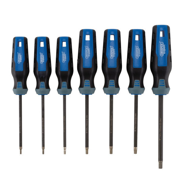 Draper Tools Expert TX-STAR Diamond Tipped Screwdriver Set 7 Piece Professional