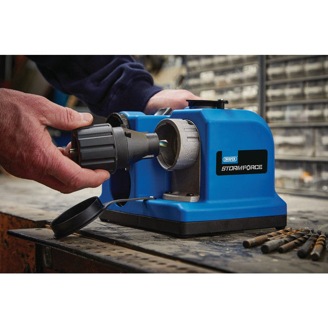 Draper Tools Storm Force 230V Drill Bit Sharpener 80W for 3-13mm Bits