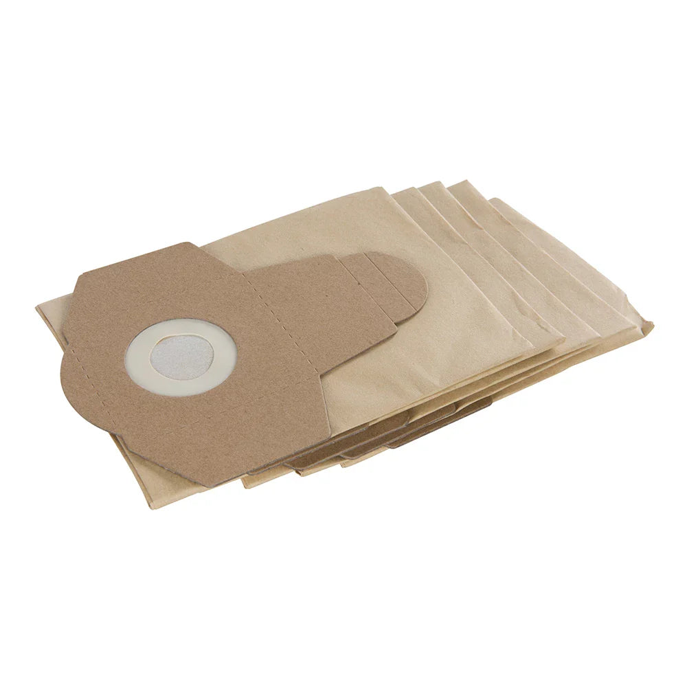Silverline 5 Pack Dust Bags for 1000W Wet & Dry Vacuum Cleaner 10Ltr