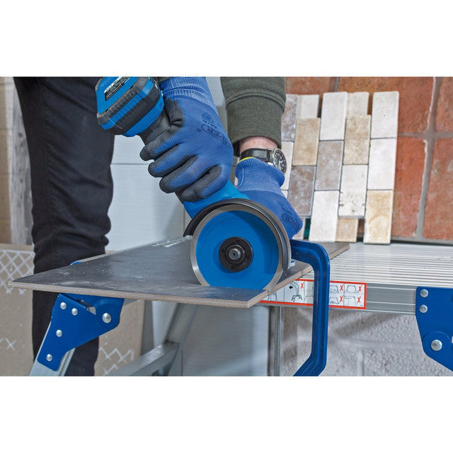 Draper Tools 115mm Continuous Diamond Blade for Ceramic & Stone Cutting