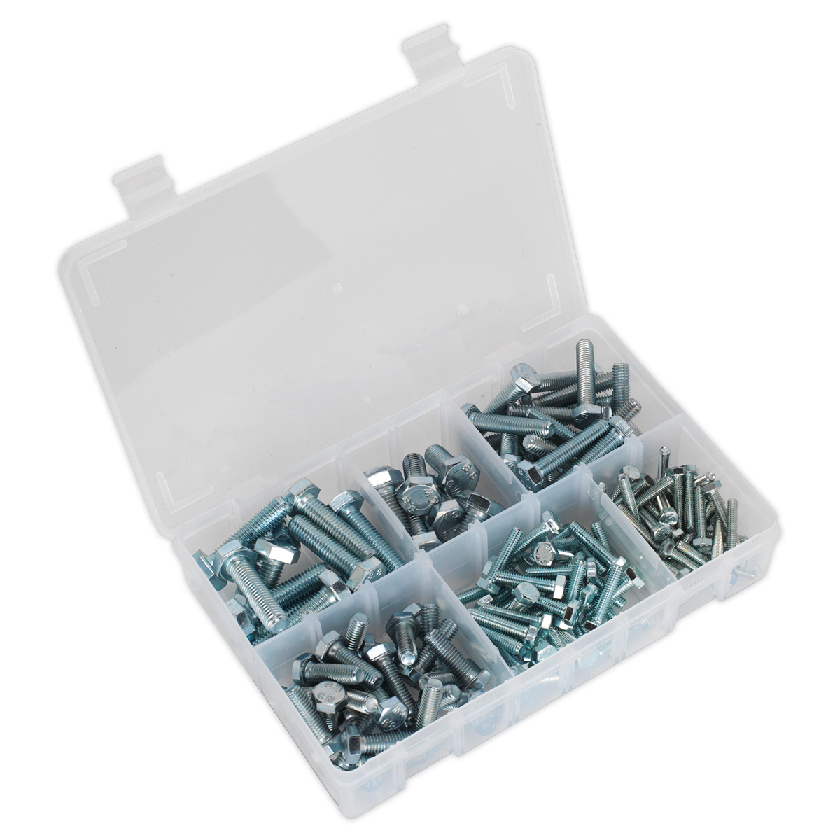Sealey 150pc Metric Setscrew Assortment M5-M10 High Tensile DIN 933