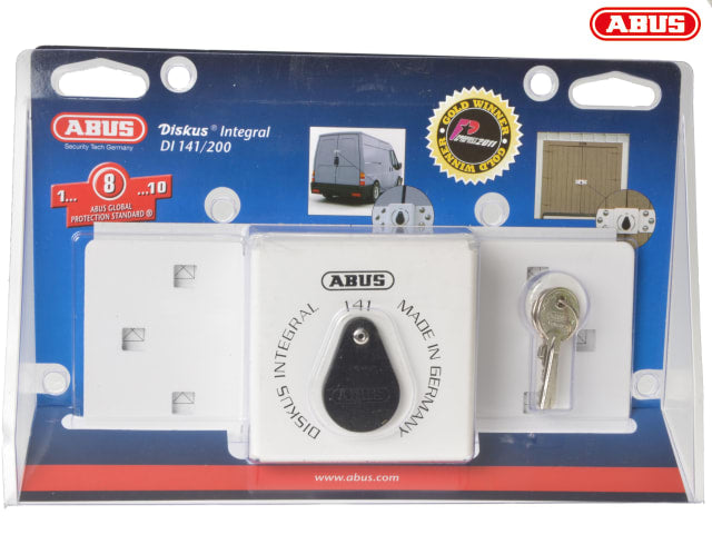 ABUS 141/200 Diskus Integral Van Lock & 26/70mm Padlock Heavy-Duty Security
