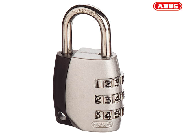 ABUS 155/30 30mm Combination Padlock 3-Digit Resettable for Luggage & Gym