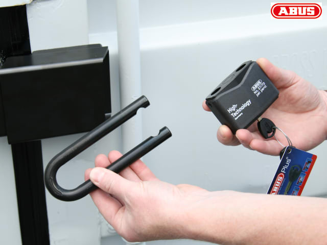 ABUS 215/100 Container Lock with 37RK/70HB100 High Security Padlock