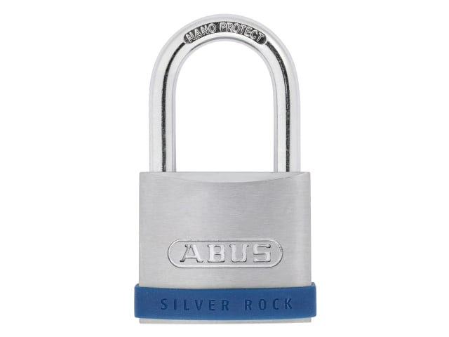 ABUS Silver Rock 5 Padlock 50mm Zinc Body High Security Heavy Shackle