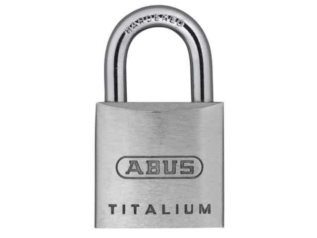 ABUS 64TI/20mm TITALIUM Padlock Lightweight Durable Security for Bags & Cases