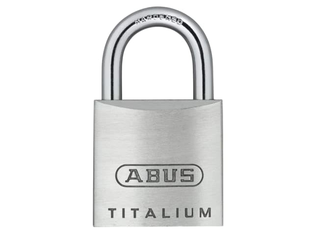 ABUS 64TI/25mm TITALIUM Padlock Lightweight Durable Security for Bags Toolboxes