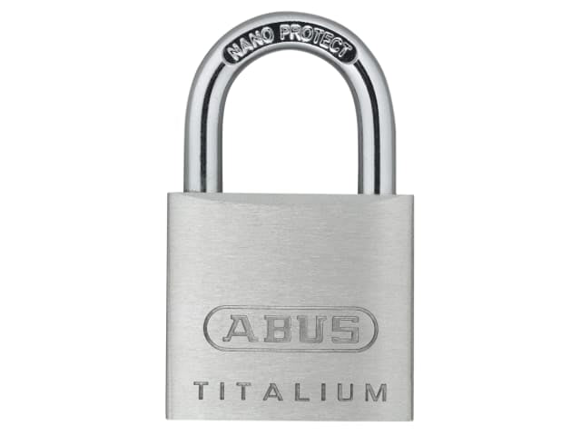 ABUS 64TI/30mm TITALIUM Padlock Keyed Alike KA6311 Hardened Steel Shackle