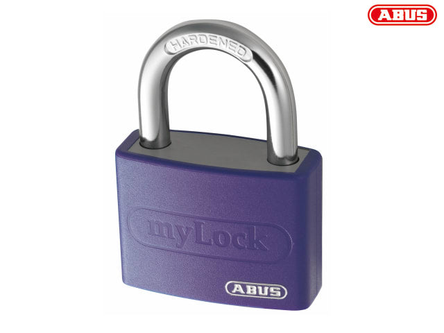 ABUS T65AL 40mm Aluminium Padlock Violet Lightweight Strong Security Level 5