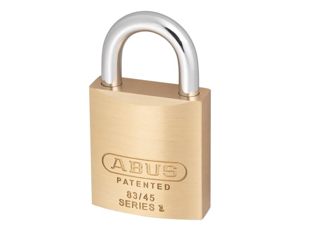 ABUS 83/45mm Brass Body Padlock with Hardened Steel Shackle and Keyed Alike