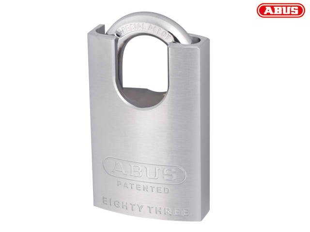 ABUS 83/50mm Chrome Plated Brass Padlock Hardened Shackle Security Level 8