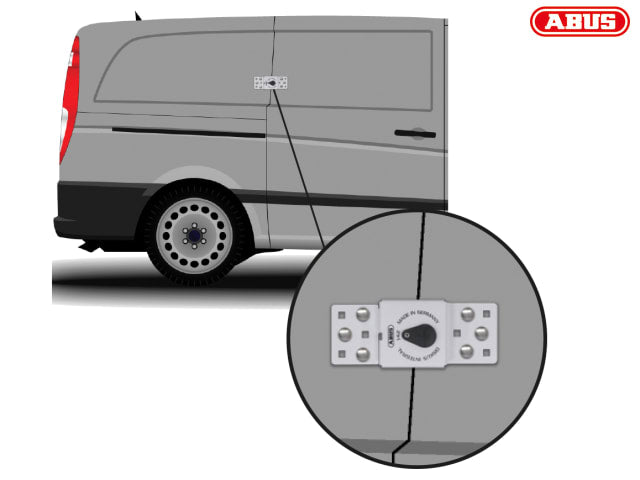 ABUS 86642 Van Lock Set with Diskus Padlocks for Trucks and Sliding Doors