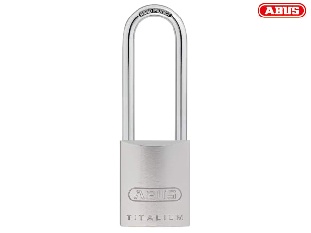 ABUS 86TI TITALIUM Padlock 45mm Without Cylinder 80mm Long Shackle Security 7