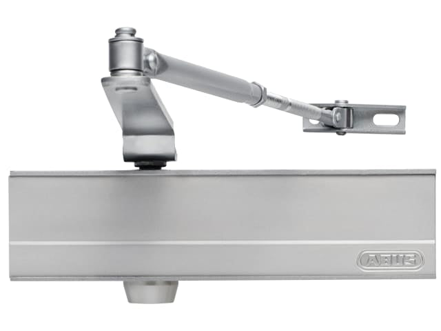 ABUS AC7124 Mechanical Overhead Door Closer Silver Adjustable Speed Force