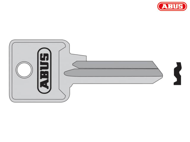 ABUS 85/40 40mm L Key Blank for 85 Series Padlocks - High Quality Replacement