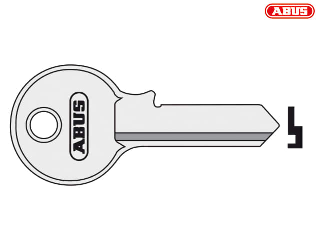 ABUS 55/50 50mm Key Blank for Brass Padlocks Replacement Key Blanks