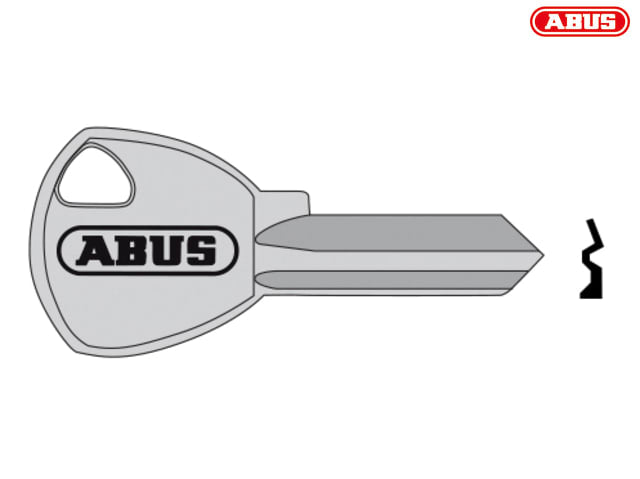 ABUS 65/25 25mm New Profile Key Blank for Brass Padlocks - High Quality Key