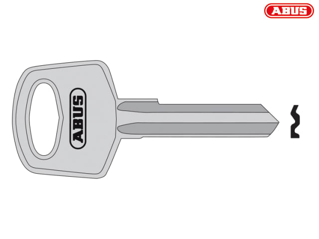 ABUS 34 Right Hand 6 Pin Key Blank for Locks - High Quality Replacement Key
