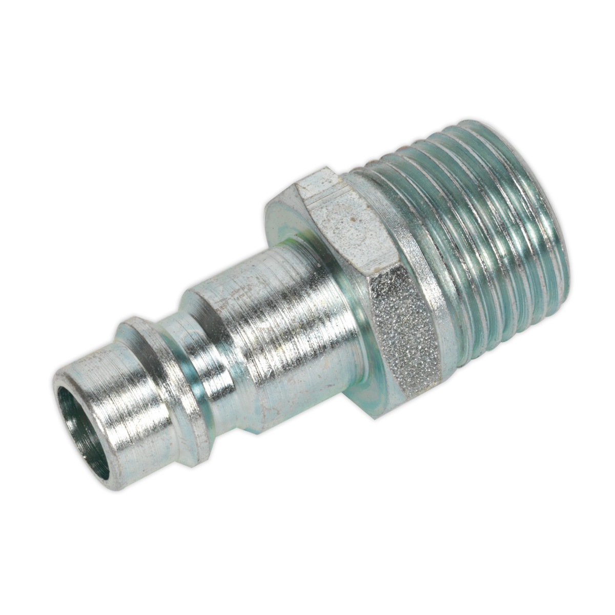 Sealey 3/8" BSPT Screwed Adaptor Male Pack of 2 High Flow Rate 130cfm