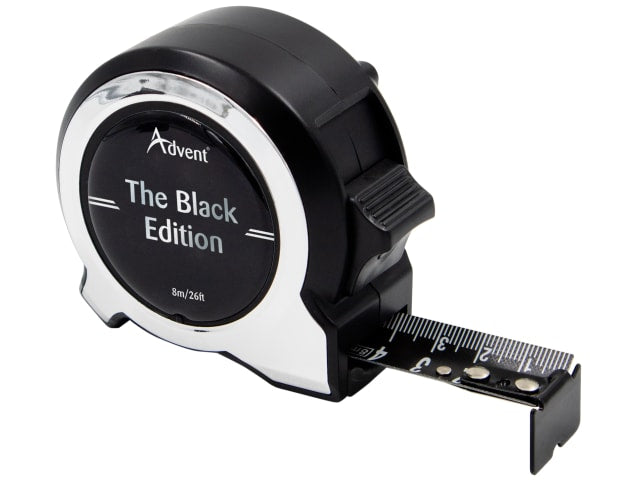 Advent Black Edition Tape 8m/26ft Double-Sided Nylon Blade 25mm Width