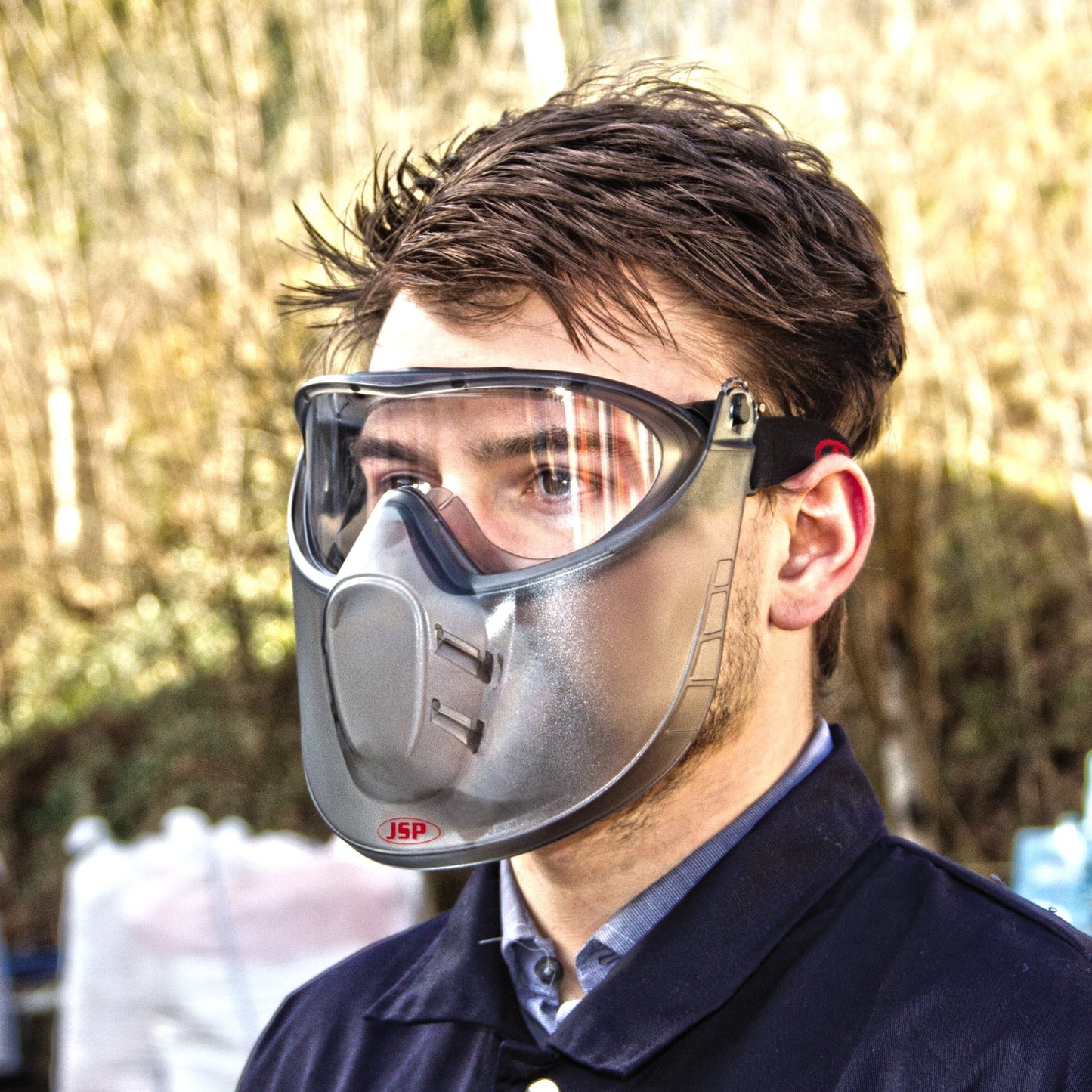 JSP Stealth 9200 Faceshield Goggle Clear Lens Indirect Vent Anti-Mist Protection
