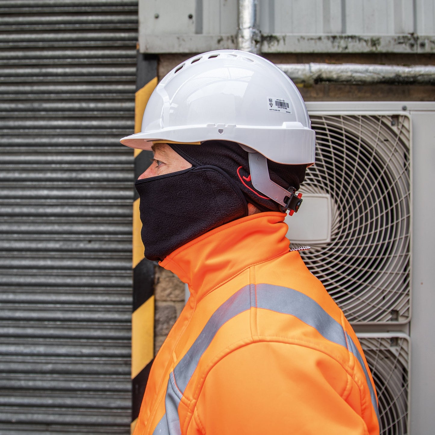 JSP Surefit Thermal Safety Helmet Liner with Removable Face Covering Warmth